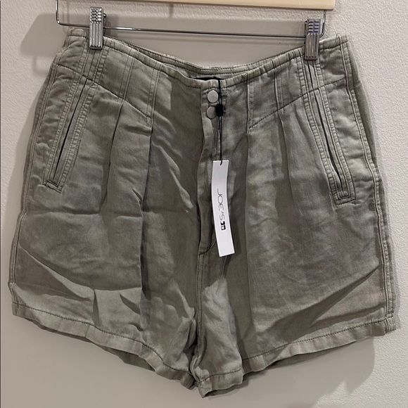 Joe's Jeans The Penelope Sea Grass Linen-Blend Short - Picture 4 of 14